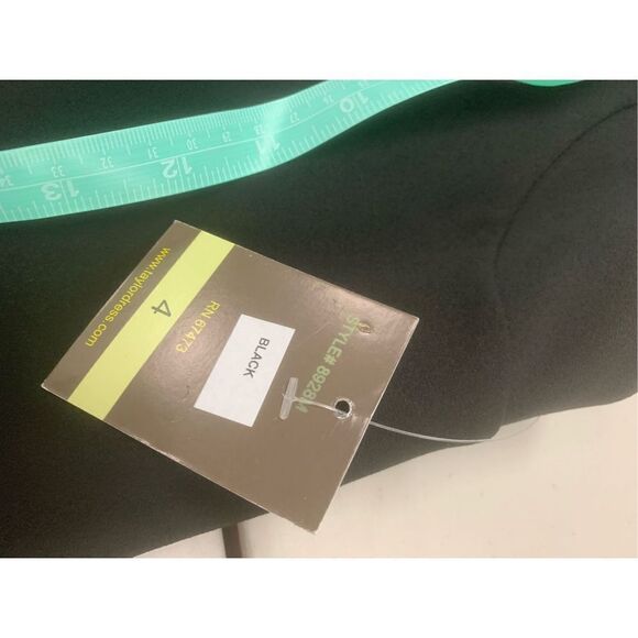 Black Beaded Detail Cocktail Dress - Picture 8 of 8